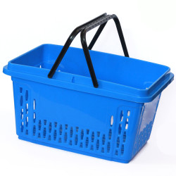 Купівельний кошик для супермаркету PLAST 28 blue